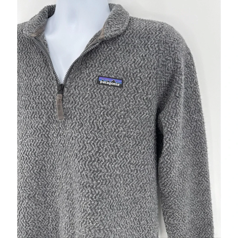 Patagonia Better Sweater Woolyester‎ 1/4 Zip Women's M Gray Fleece Pullover